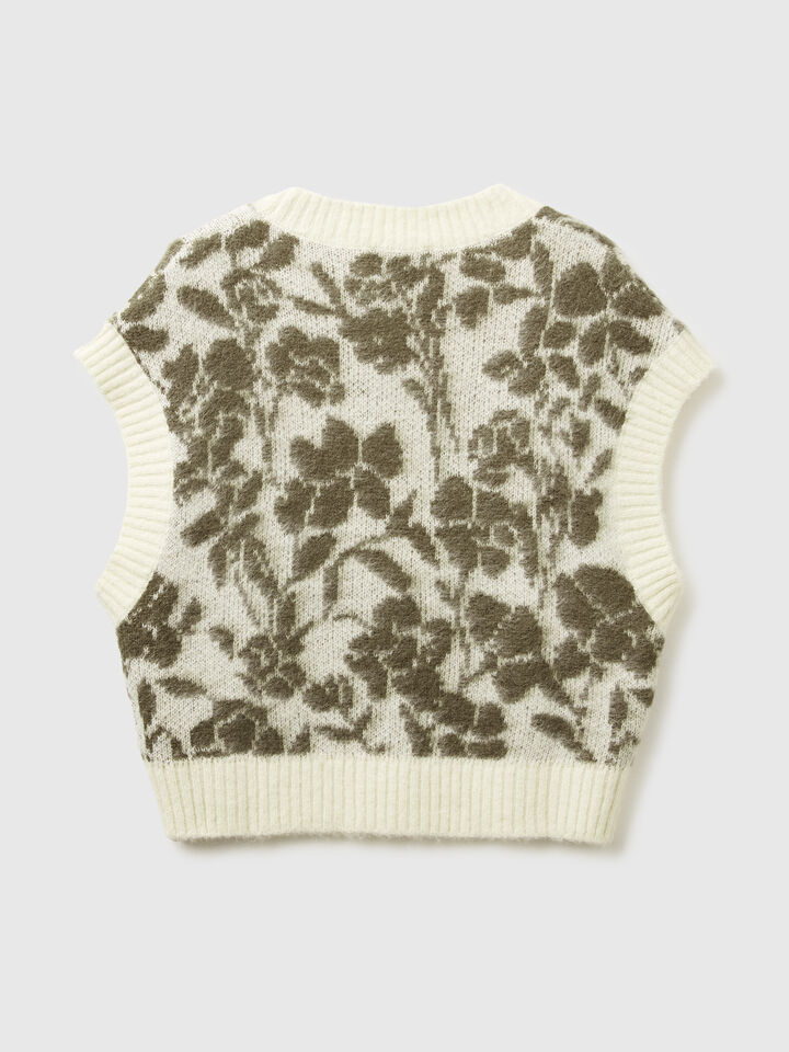 S/L V NECK SWEATER Damen image number 6